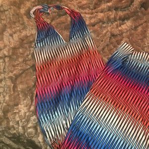 Halter maxi dress